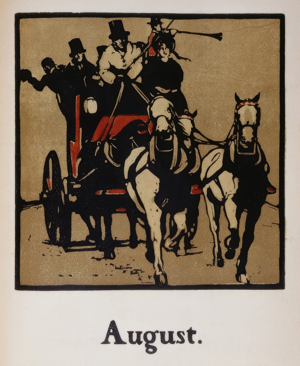 Carruagem (diligência) de William Nicholson