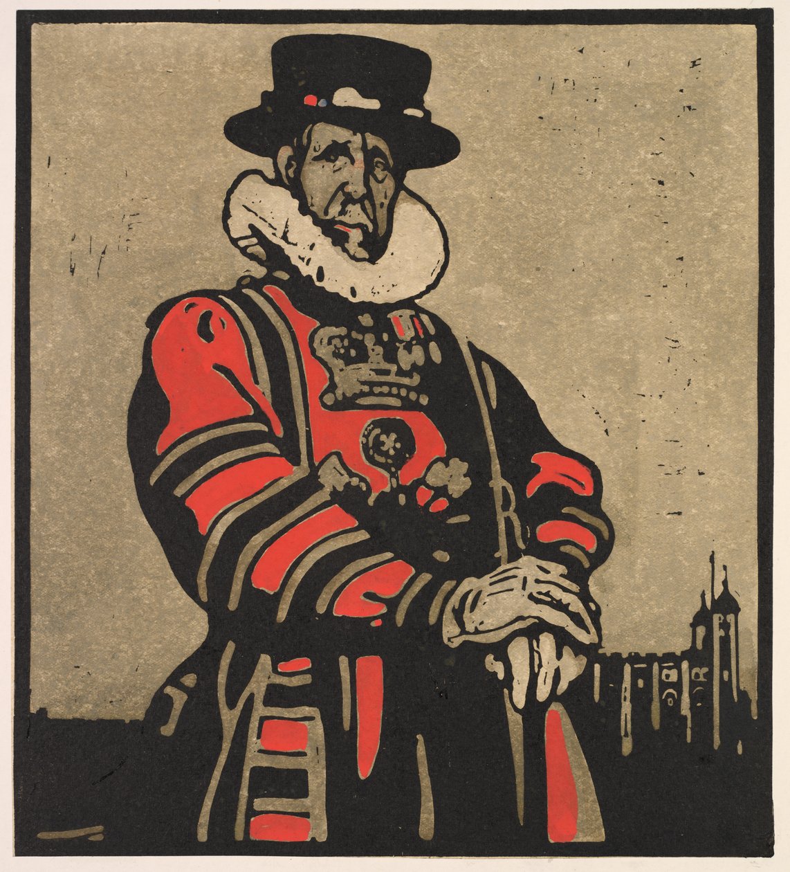 Tipos de Londres: comedor de carne de William Nicholson