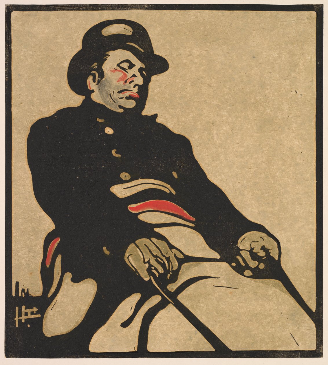 Tipos de Londres: motorista de ônibus de William Nicholson