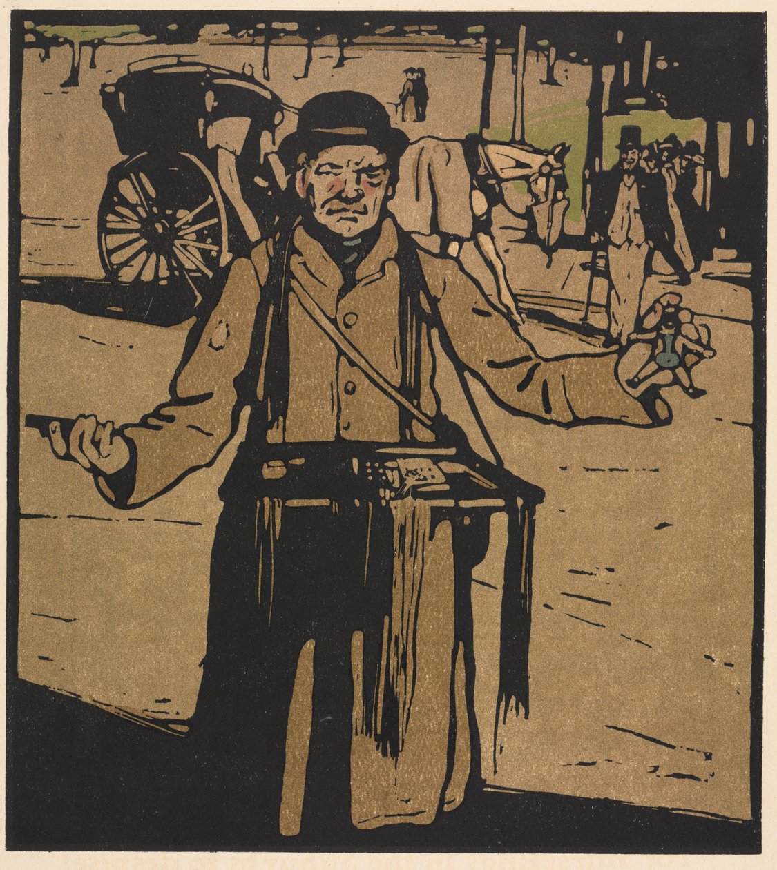 Tipos de Londres: Hawker de William Nicholson