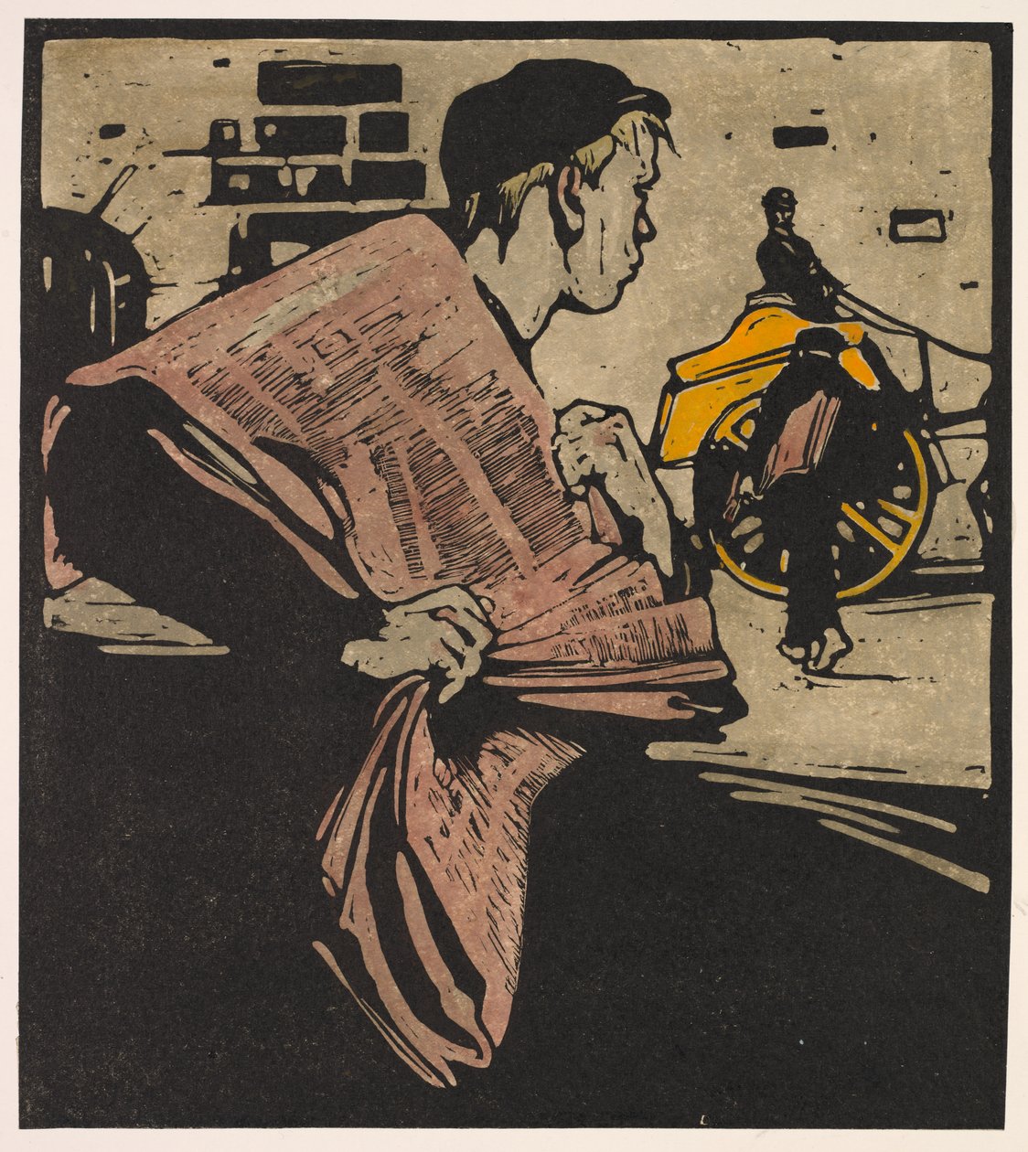 Tipos de Londres: News-boy de William Nicholson