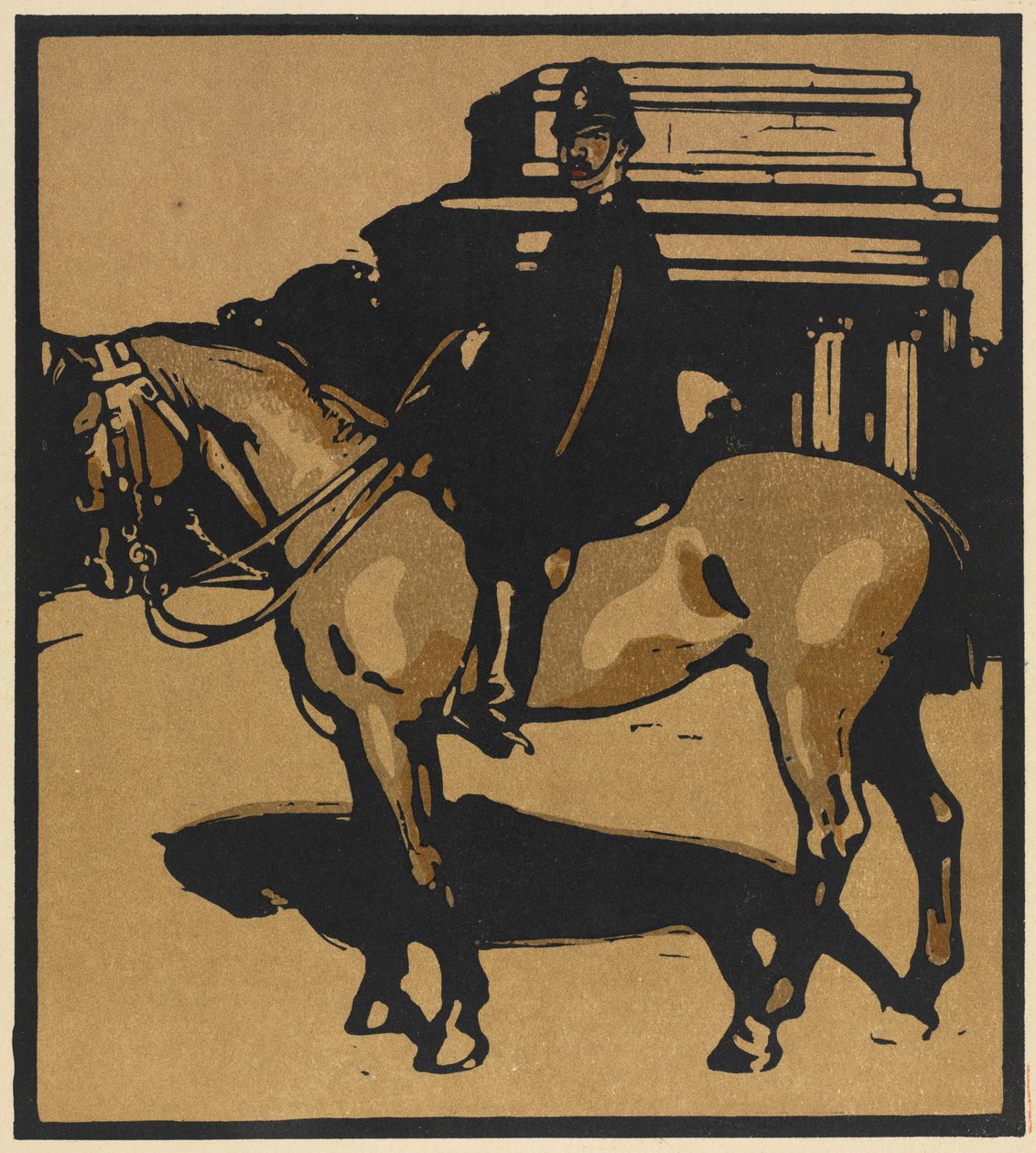 Tipos de Londres: Policial (Constitution Hill) de William Nicholson