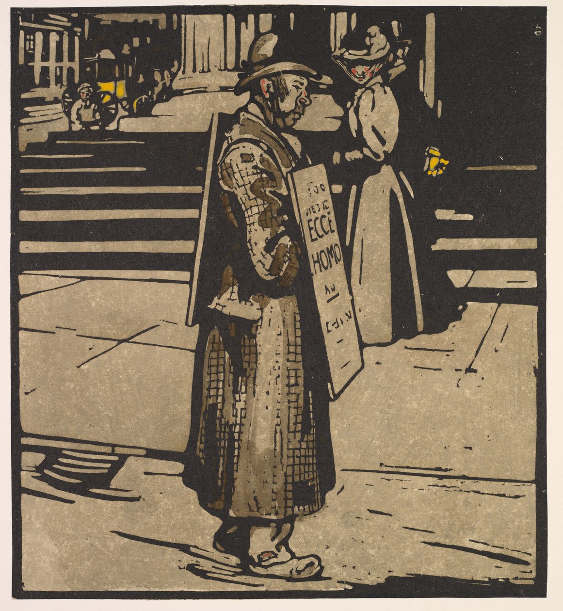 Tipos de Londres: Homem-Sanduíche de William Nicholson