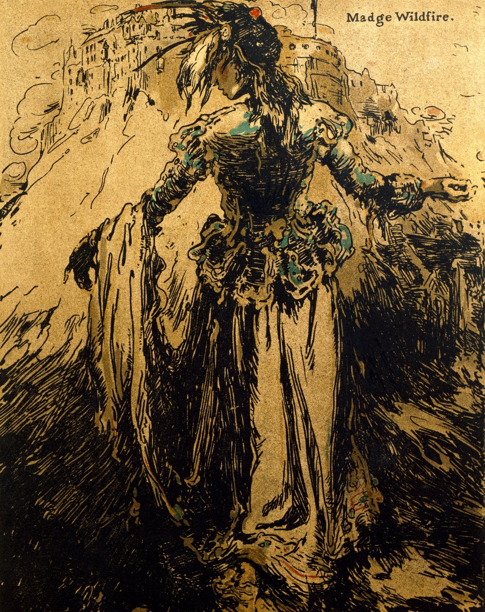 Madge Wildfire, ilustração de 
