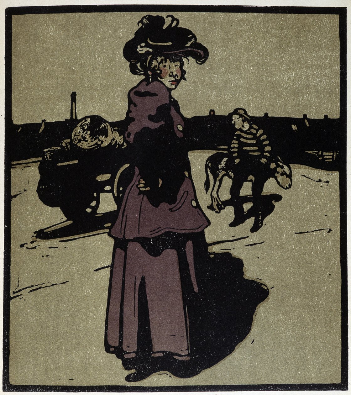 Merchant of Four Seasons, Londres - em "Types of London", de William Nicholson (1872-1949), ed Floury de William Nicholson