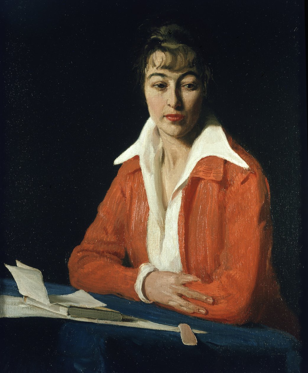 Retrato de Miss Maude Nelke, c.1914 (óleo sobre tela) de William Nicholson