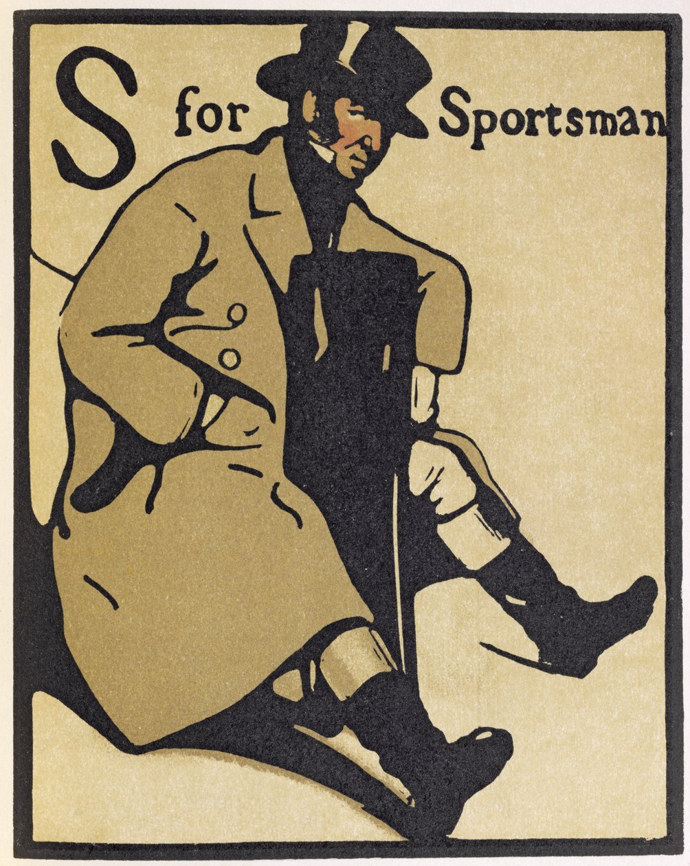S de Sportsman, ilustração de 