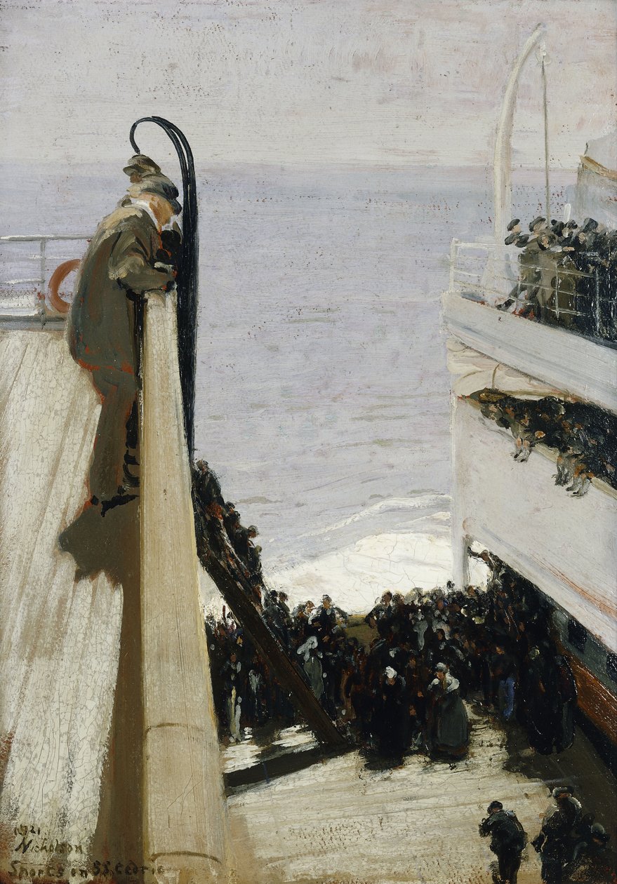 Esporte no S.S. Cedric de William Nicholson