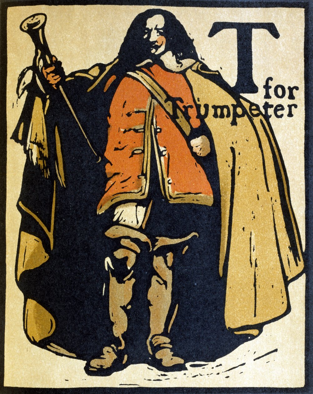 T de Trompeteiro, ilustração de 