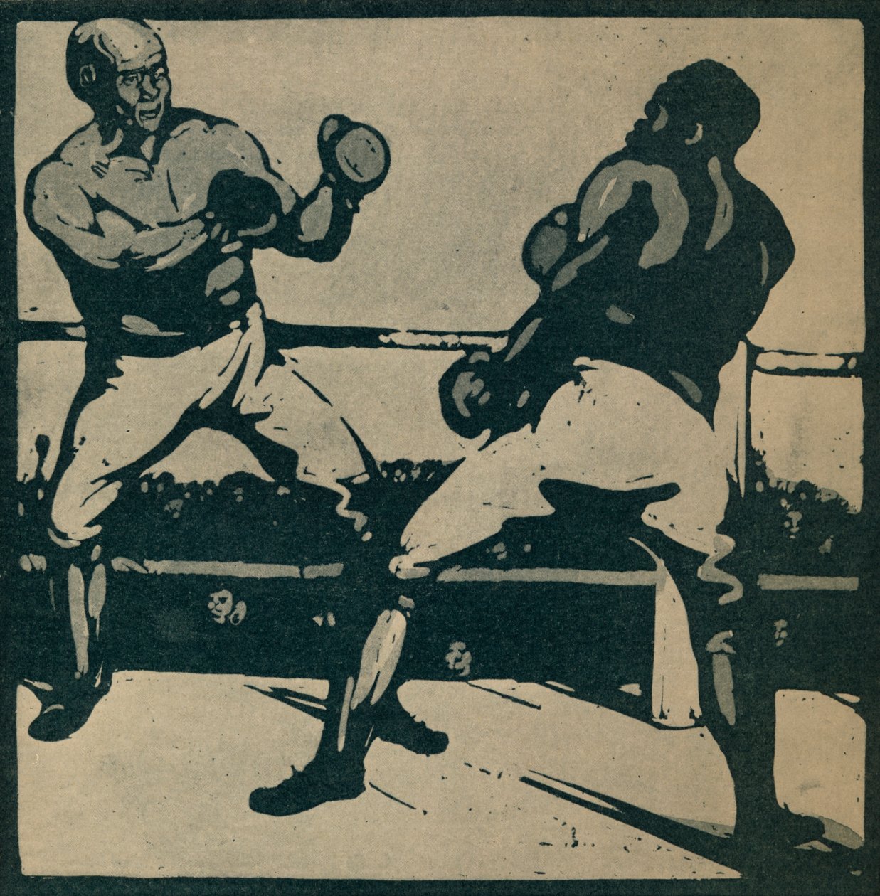 Os Boxers, 1898, 1935. de William Nicholson