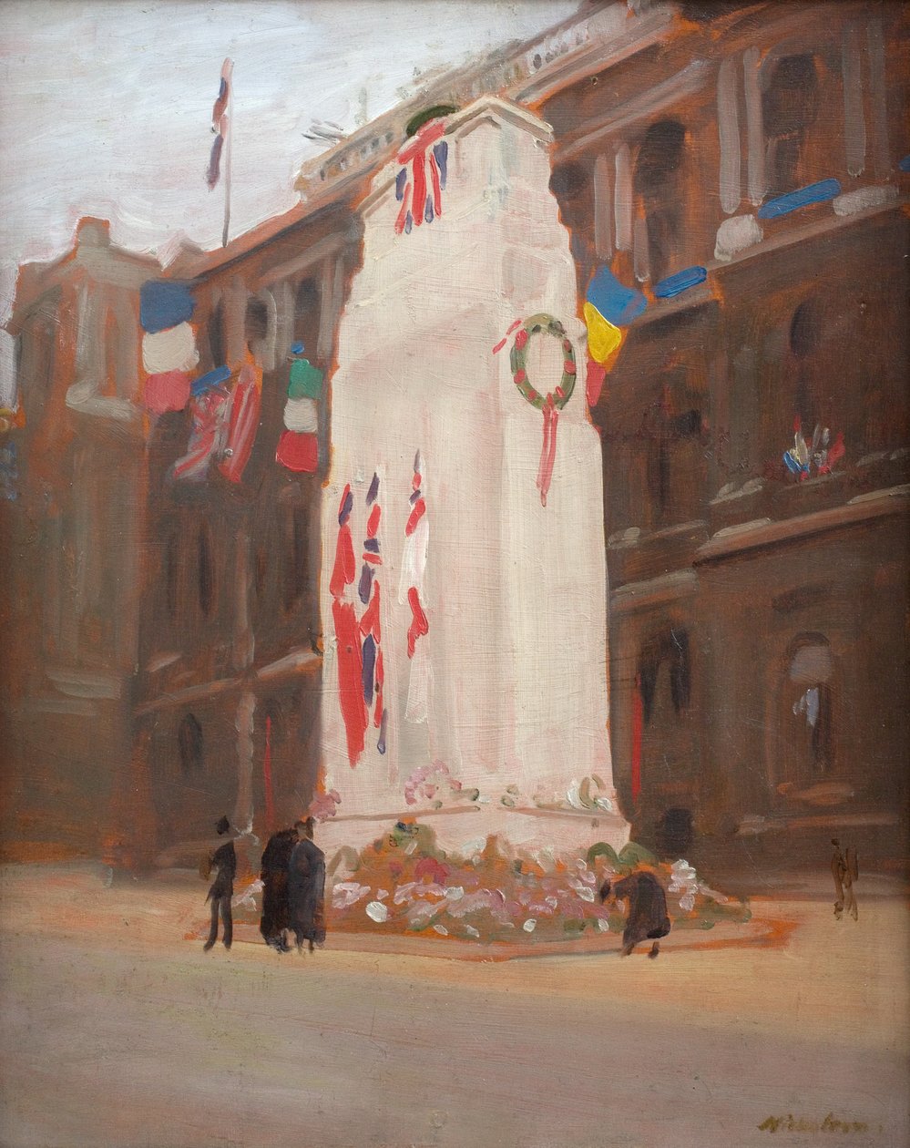 O Cenotáfio (Procissão da Manhã da Paz) de William Nicholson