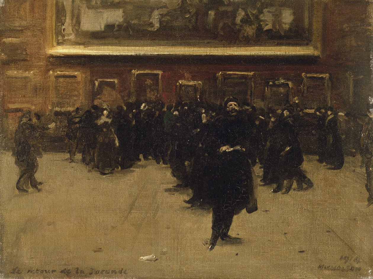 O Retorno da Mona Lisa de William Nicholson