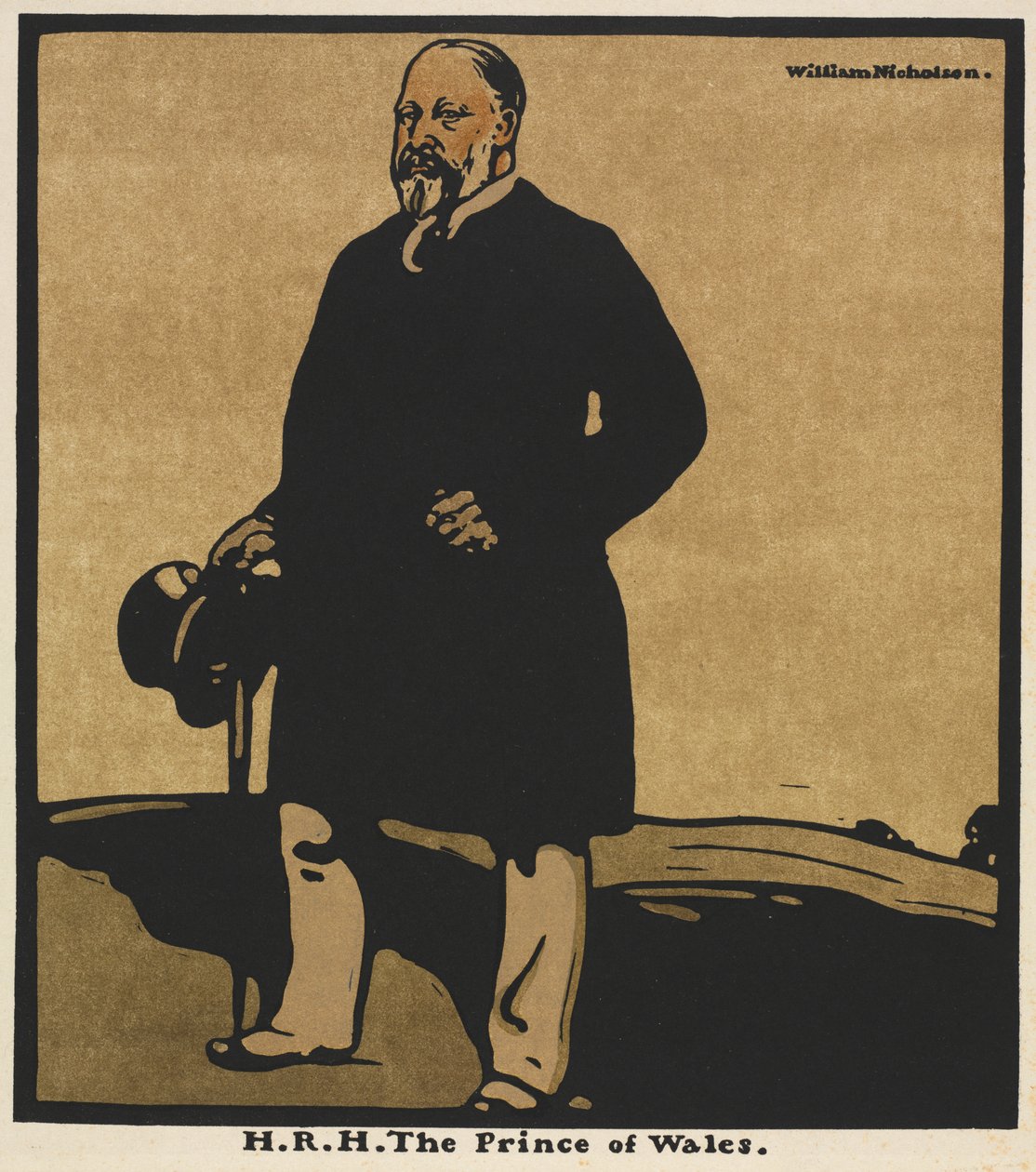 Doze Retratos: H.R.H. O Príncipe de Gales de William Nicholson