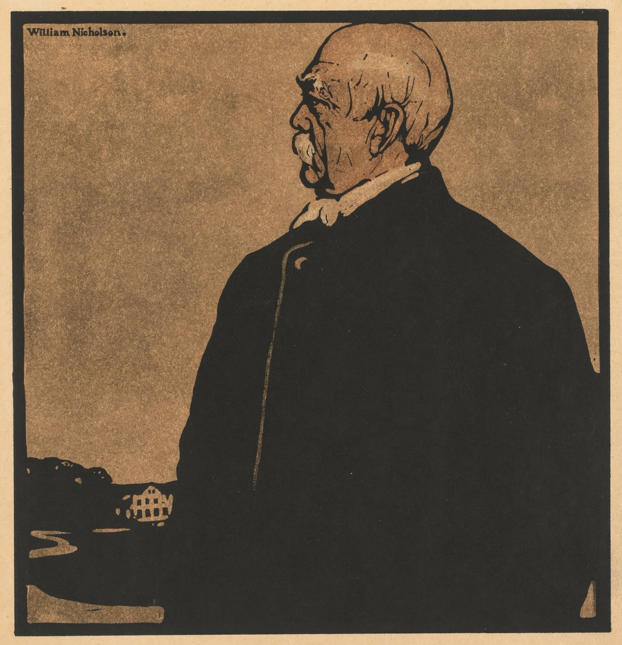 Doze Retratos: Príncipe Bismark de William Nicholson
