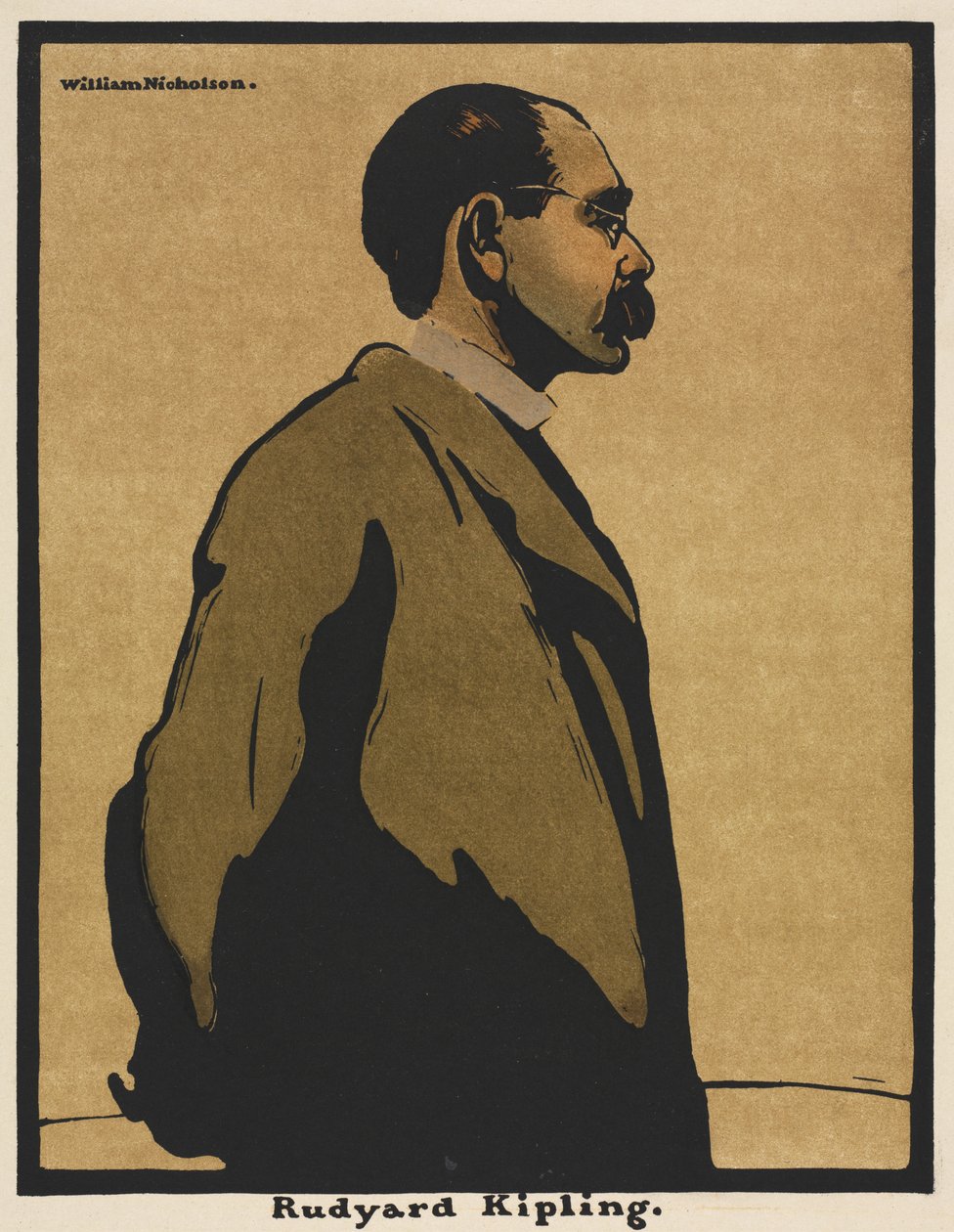 Doze Retratos: Rudyard Kipling de William Nicholson