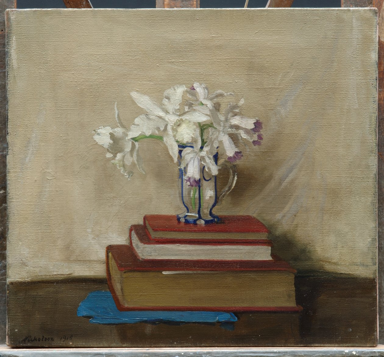 Orquídeas Brancas nos Livros de William Nicholson