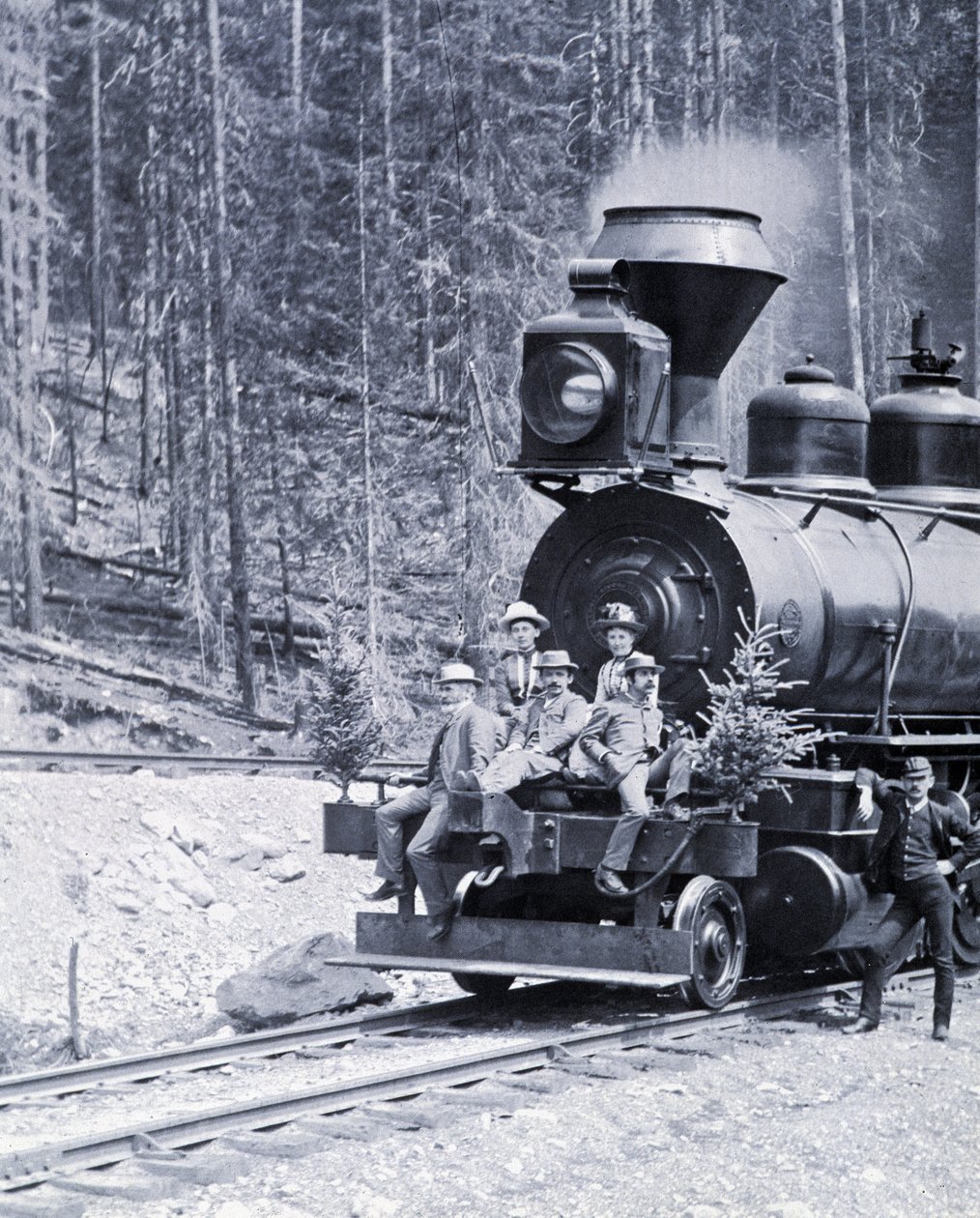 Canadian Railway Pioneers, cerca de 1890 - foto de Nottman de William Notman