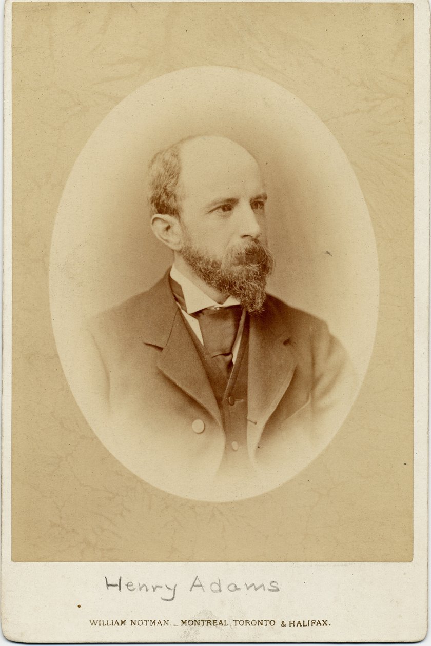 Henry Adams (1838-1918), historiador americano (albumen photo) de William Notman