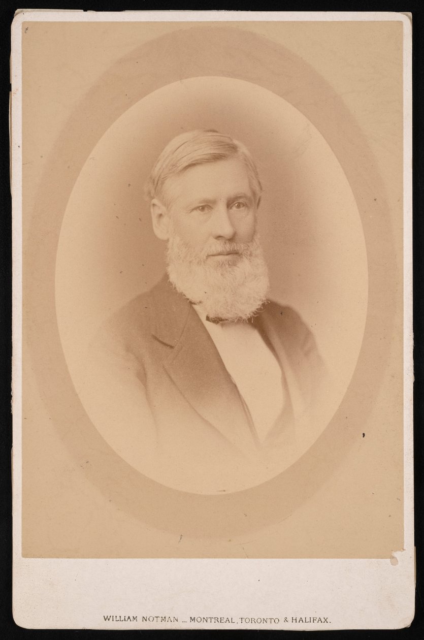Retrato de Asa Gray 1810-1888, Antes de 1876. de William Notman