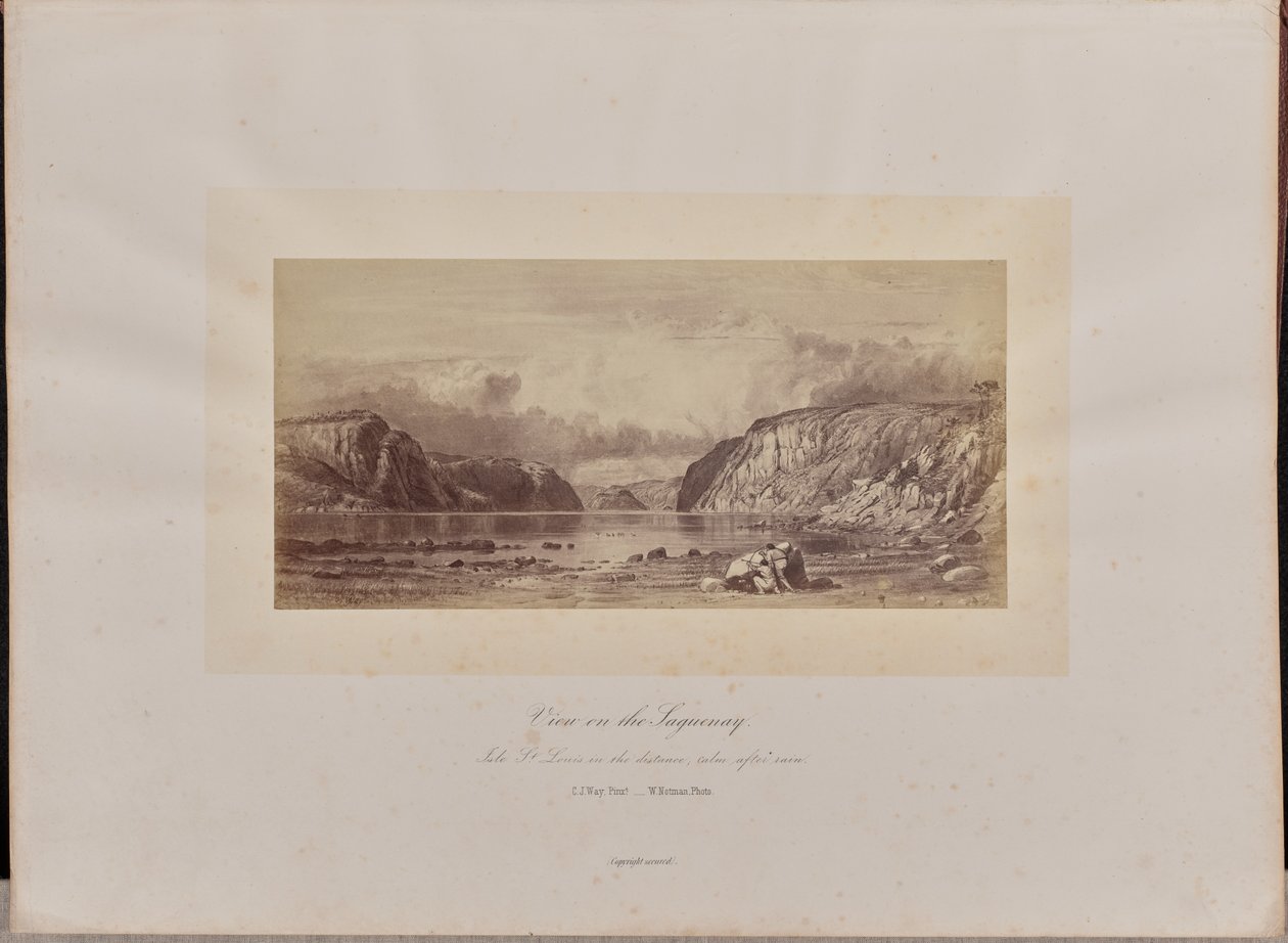 Vista sobre o Saguenay de William Notman