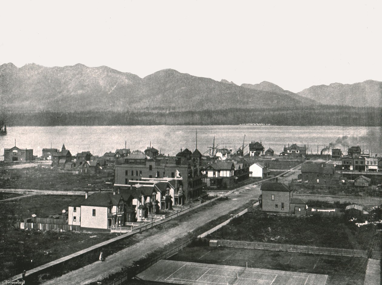 O porto, Vancouver, Canadá, 1895. de William Notman and Son