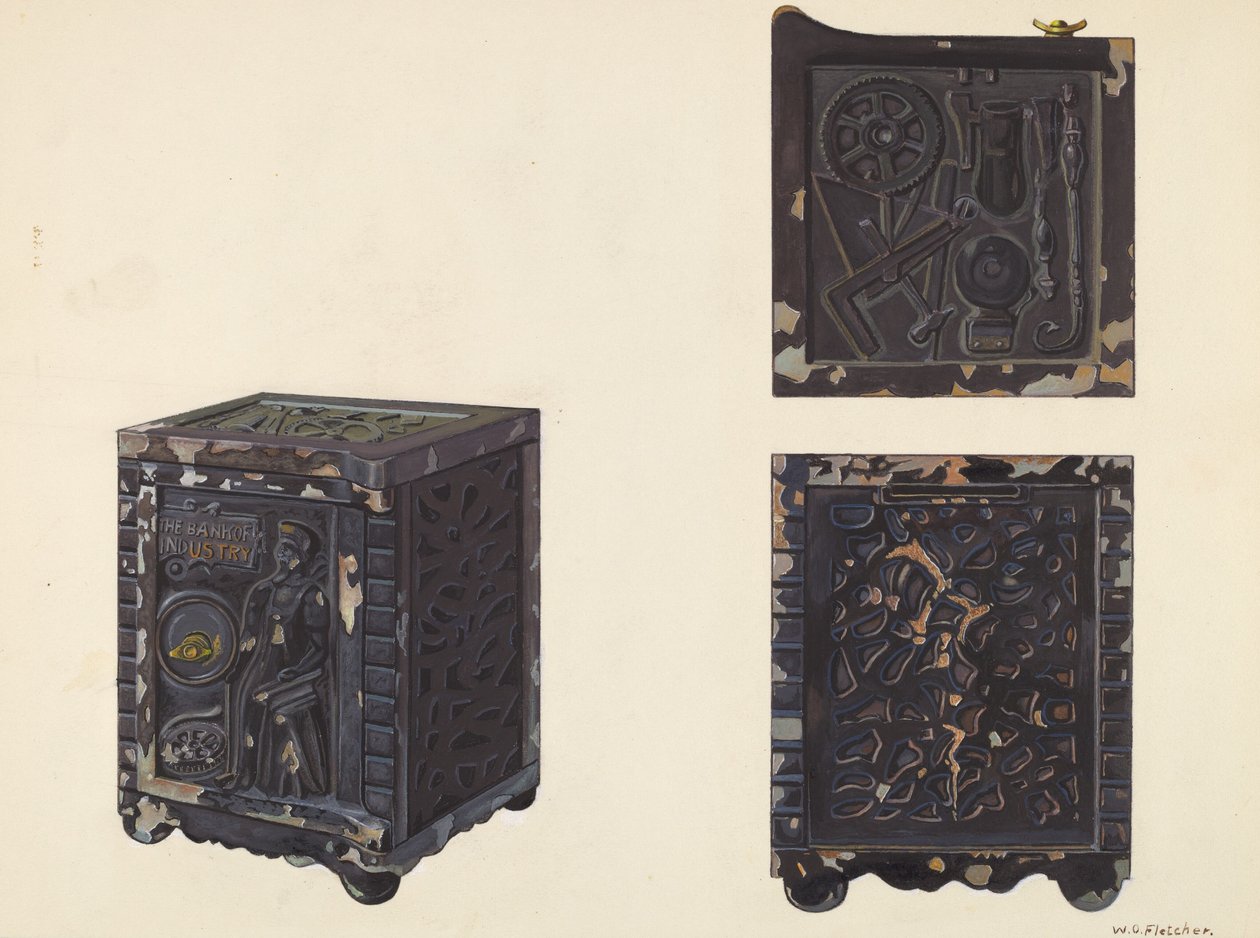 Banco da Indústria, c. 1938. de William O. Fletcher