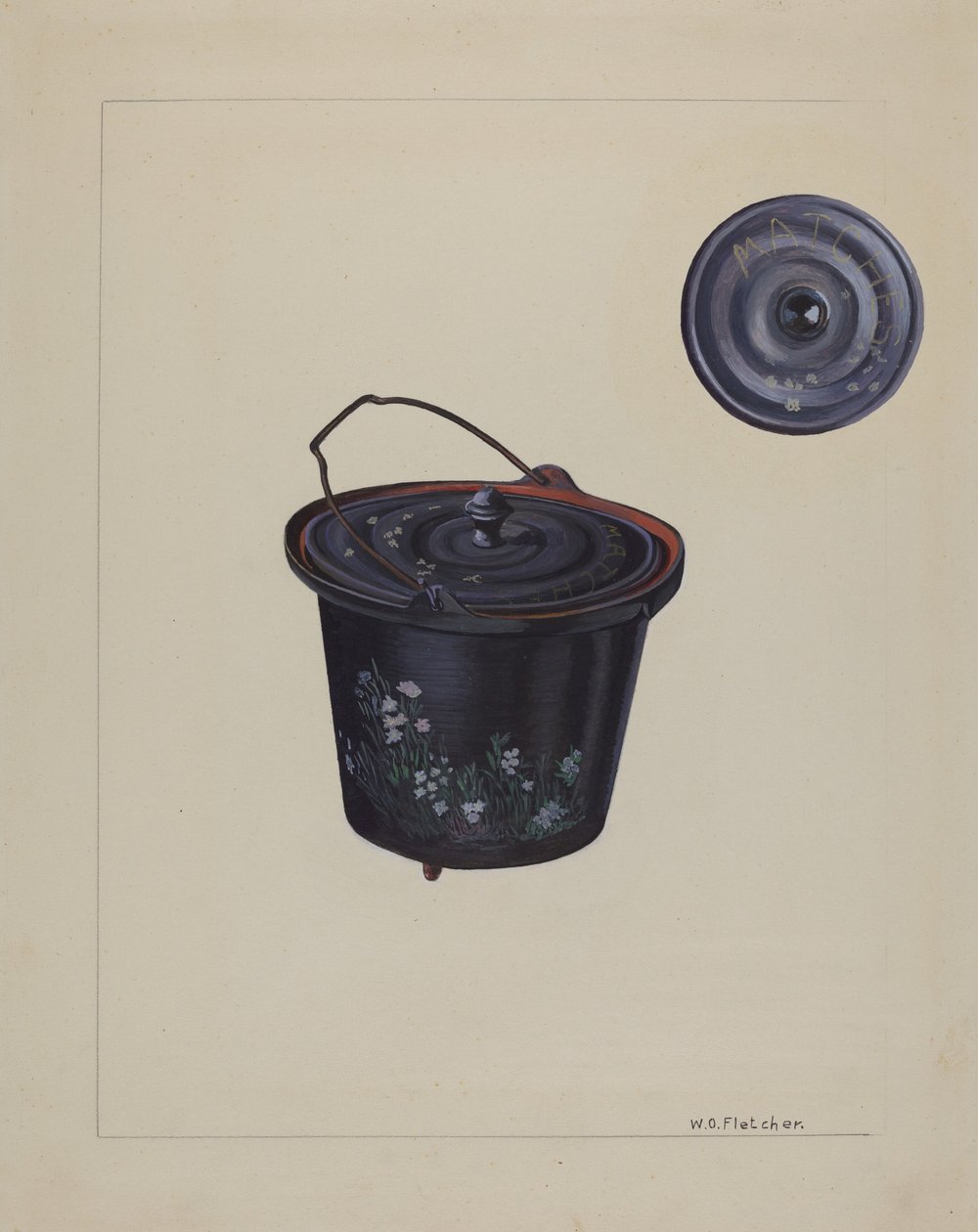 Chaleira de Ferro de Brinquedo para Crianças, c. 1937. de William O. Fletcher