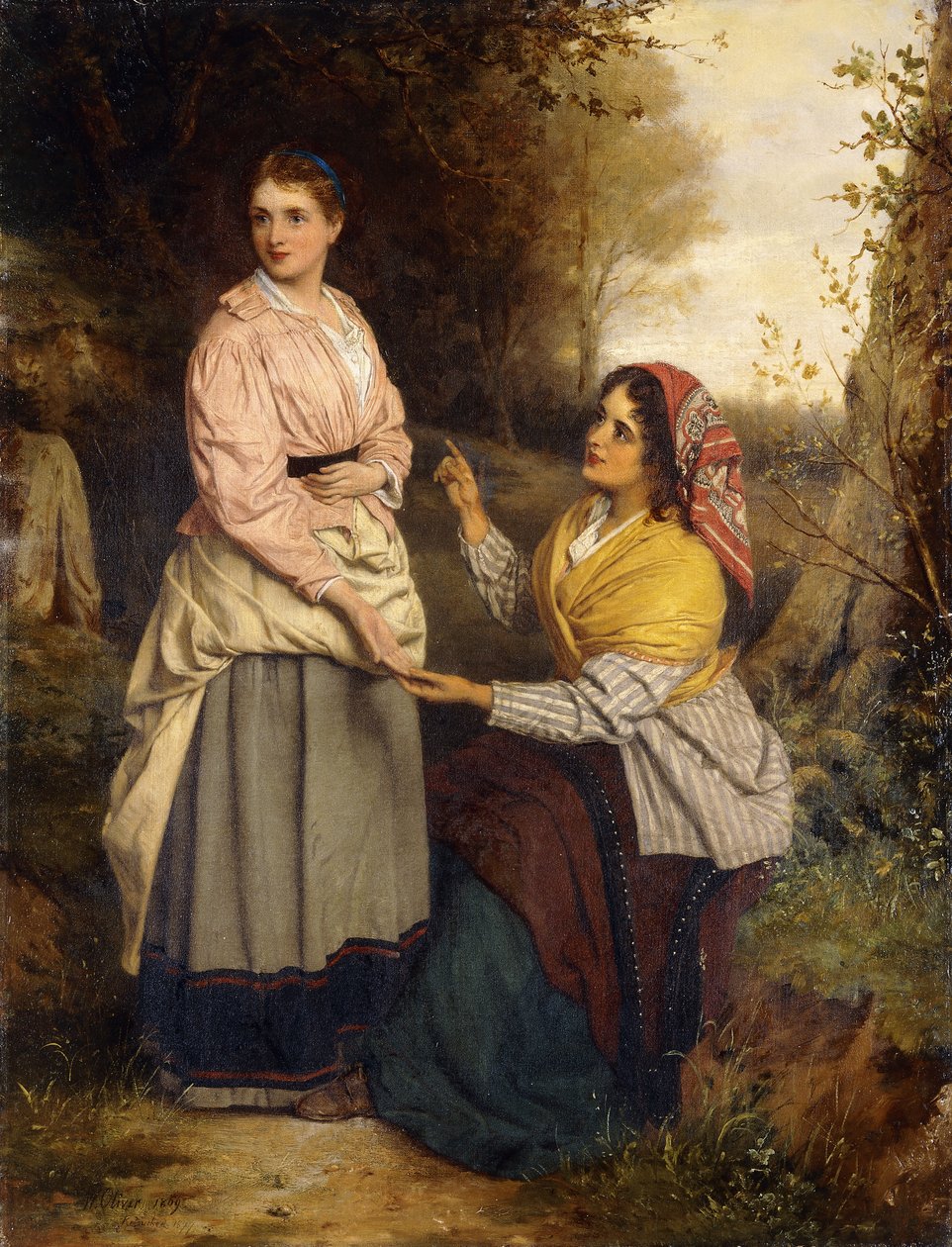 A Profecia dos Ciganos, 1877 de William Oliver
