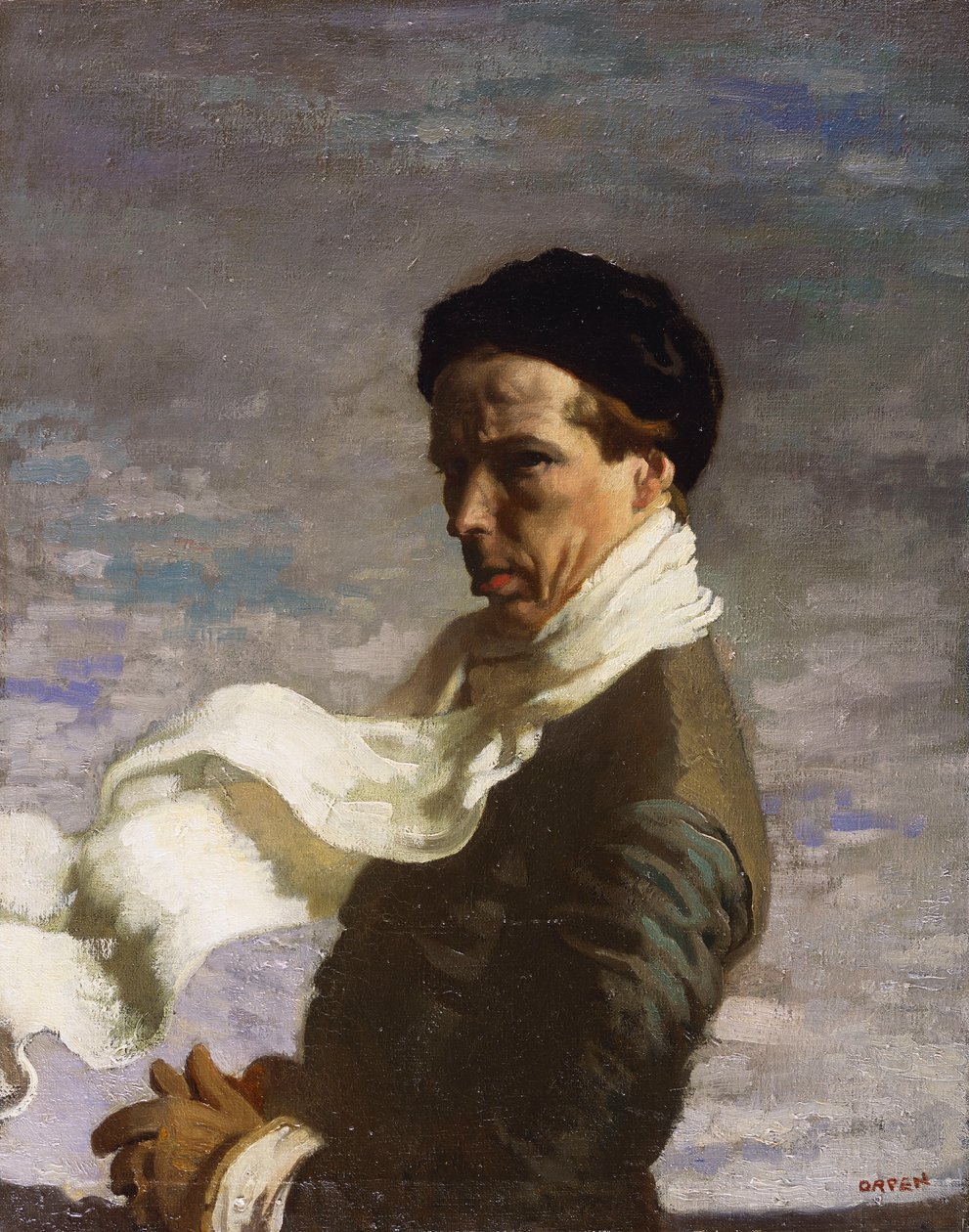 Um jovem do oeste, auto-retrato, 1909 de William Orpen