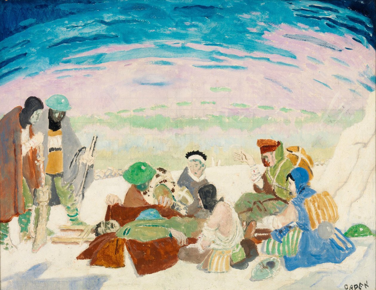 Morte na Neve de William Orpen