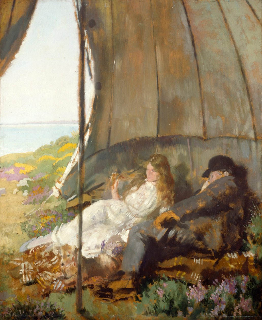 Olhando para o mar de William Orpen