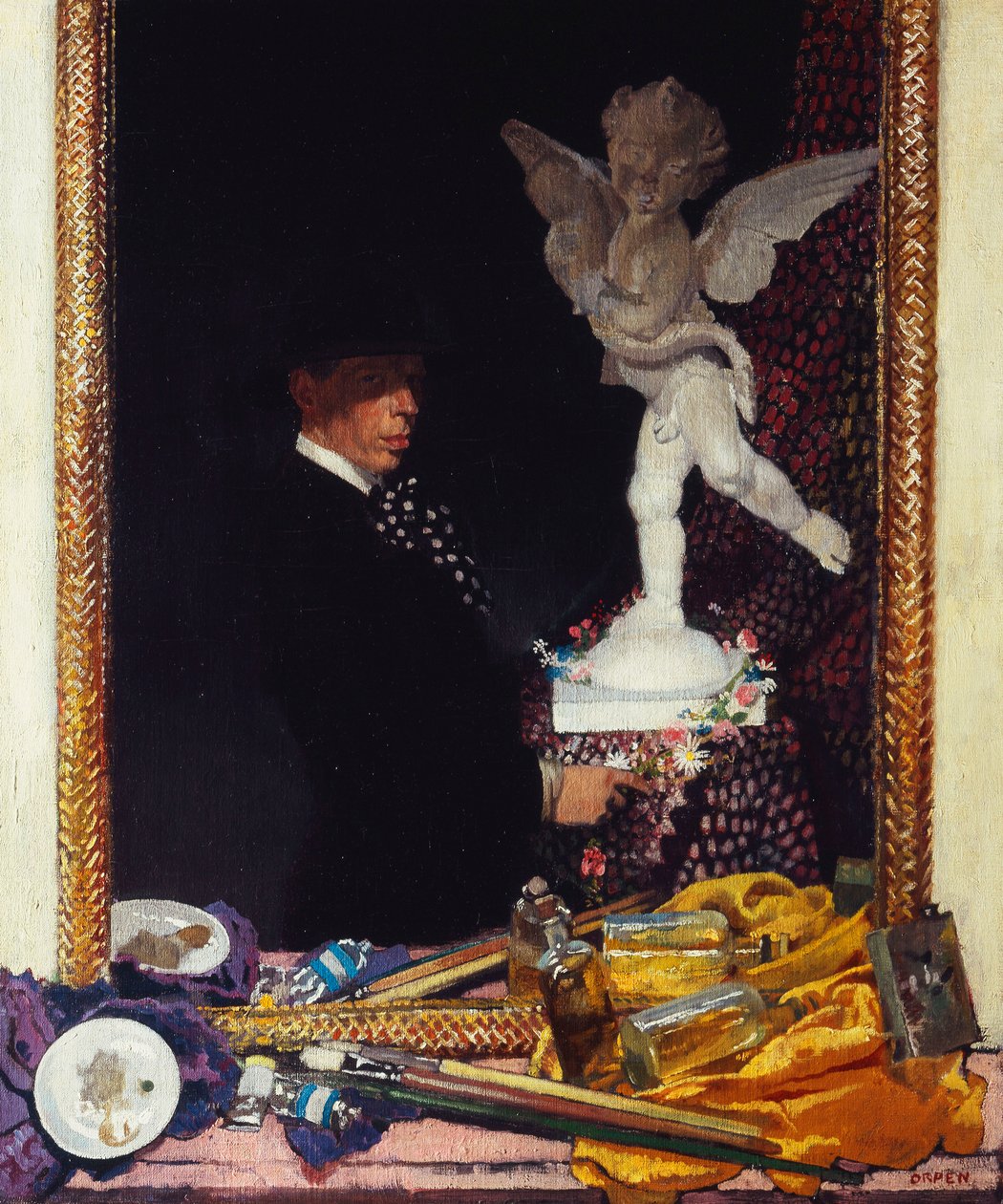 Eu e Cupido, 1910 de William Orpen