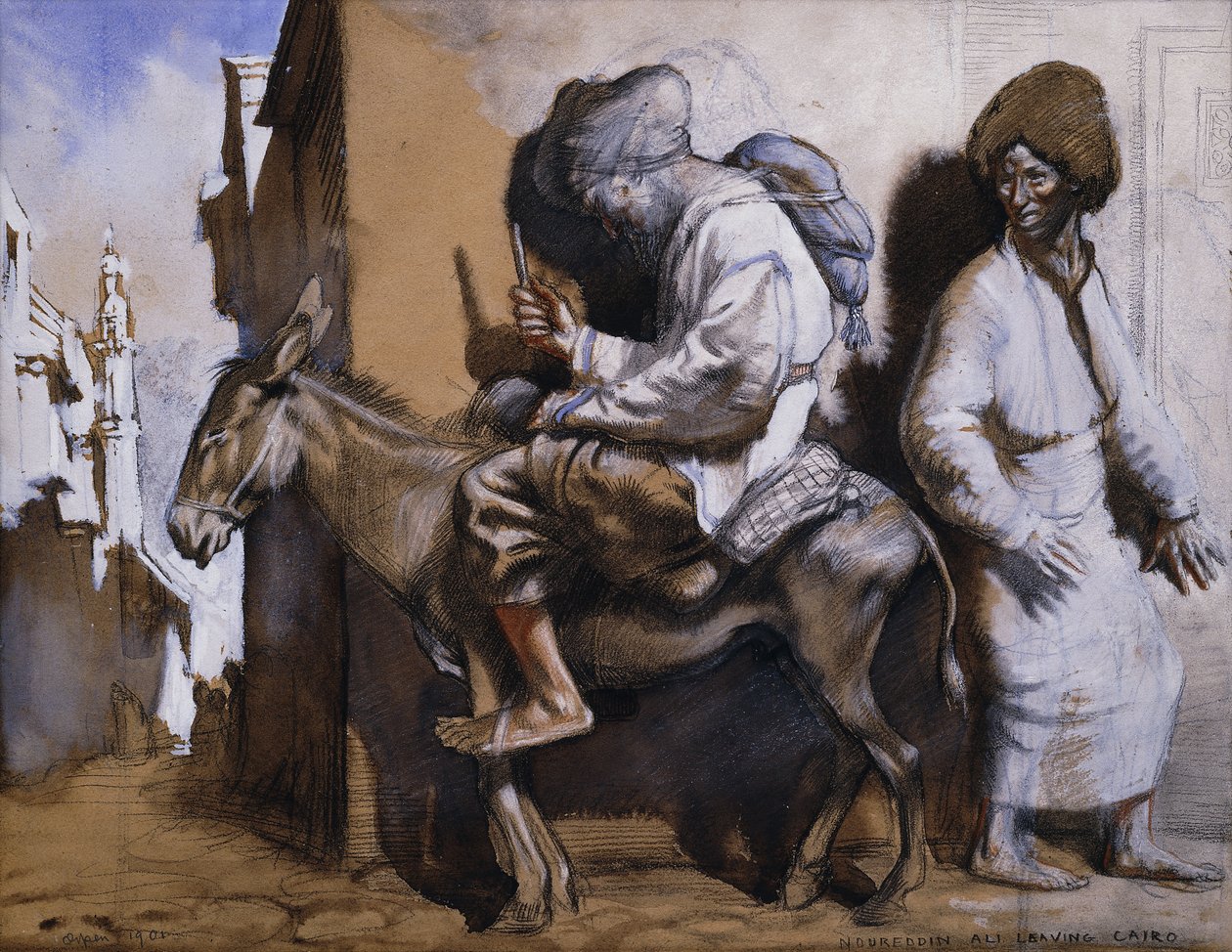 Noreddin Ali Saindo do Cairo, de William Orpen