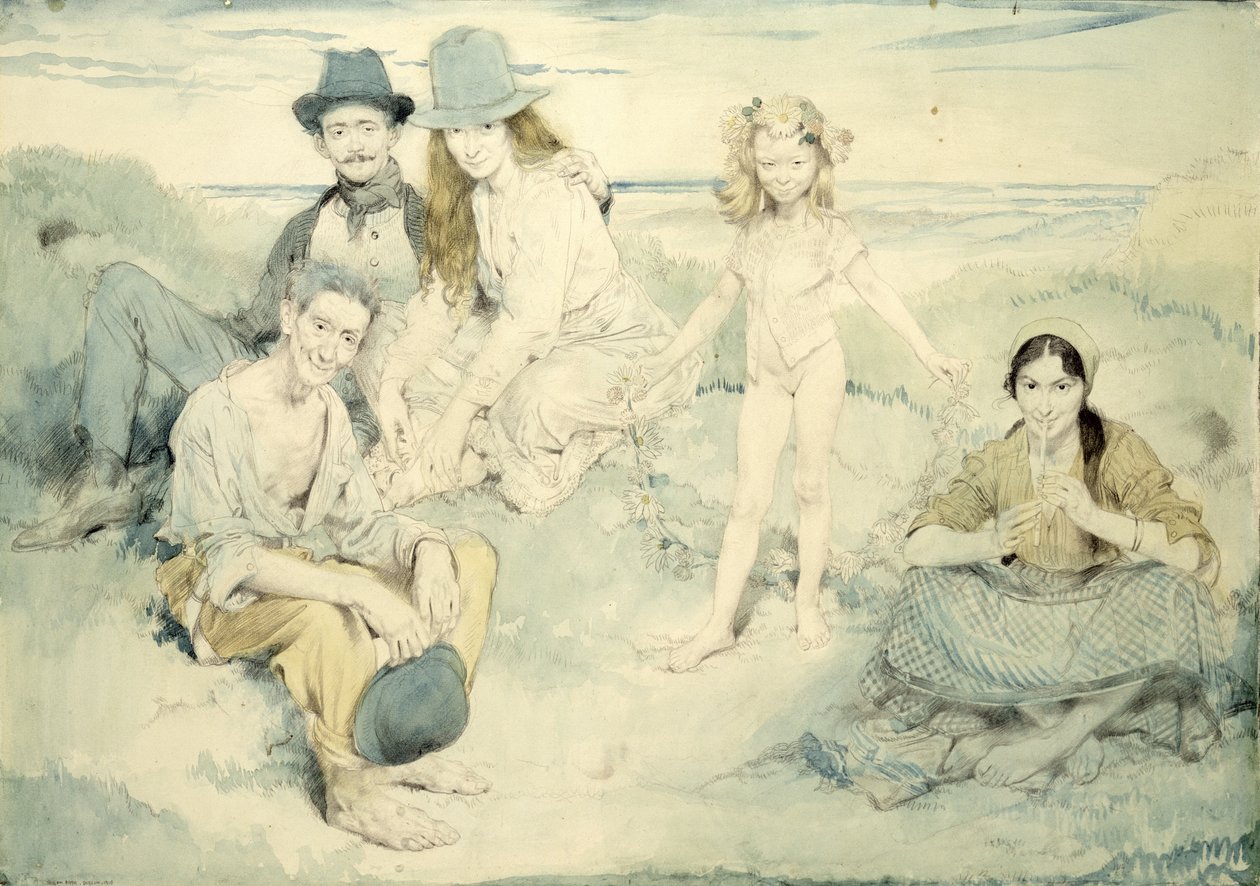 Na costa irlandesa de William Orpen