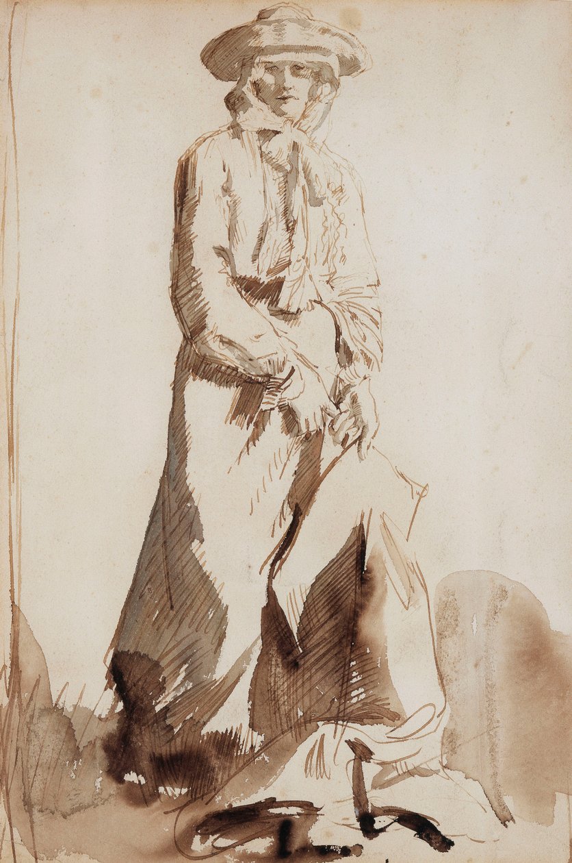 Portrait of Grace, a esposa do artista, de William Orpen