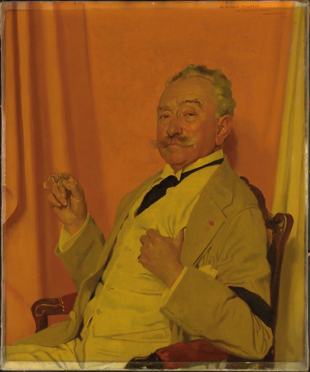 Retrato de Roland Knoedler, 1922 de William Orpen