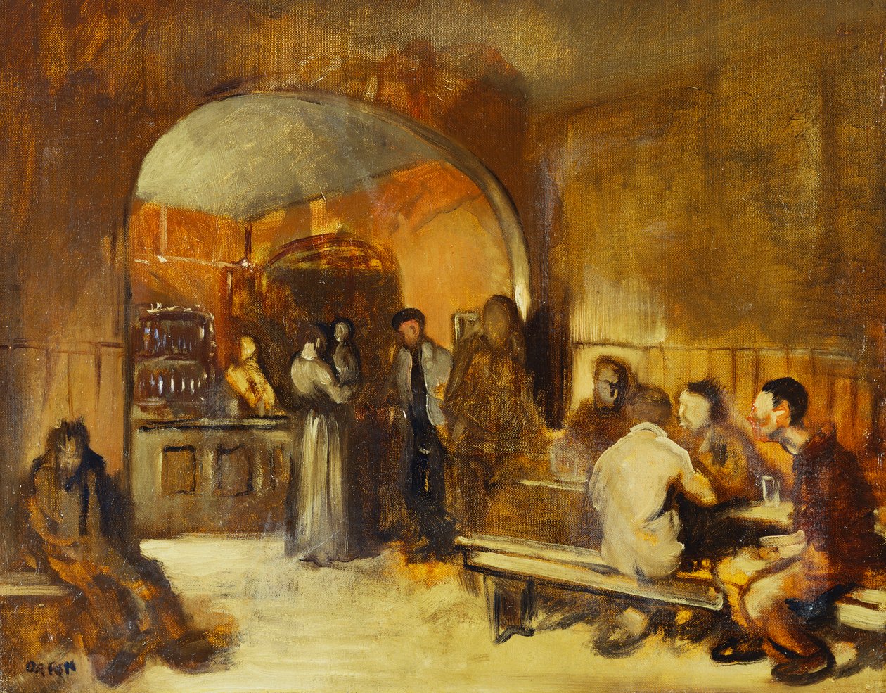 Tavern Interior de William Orpen