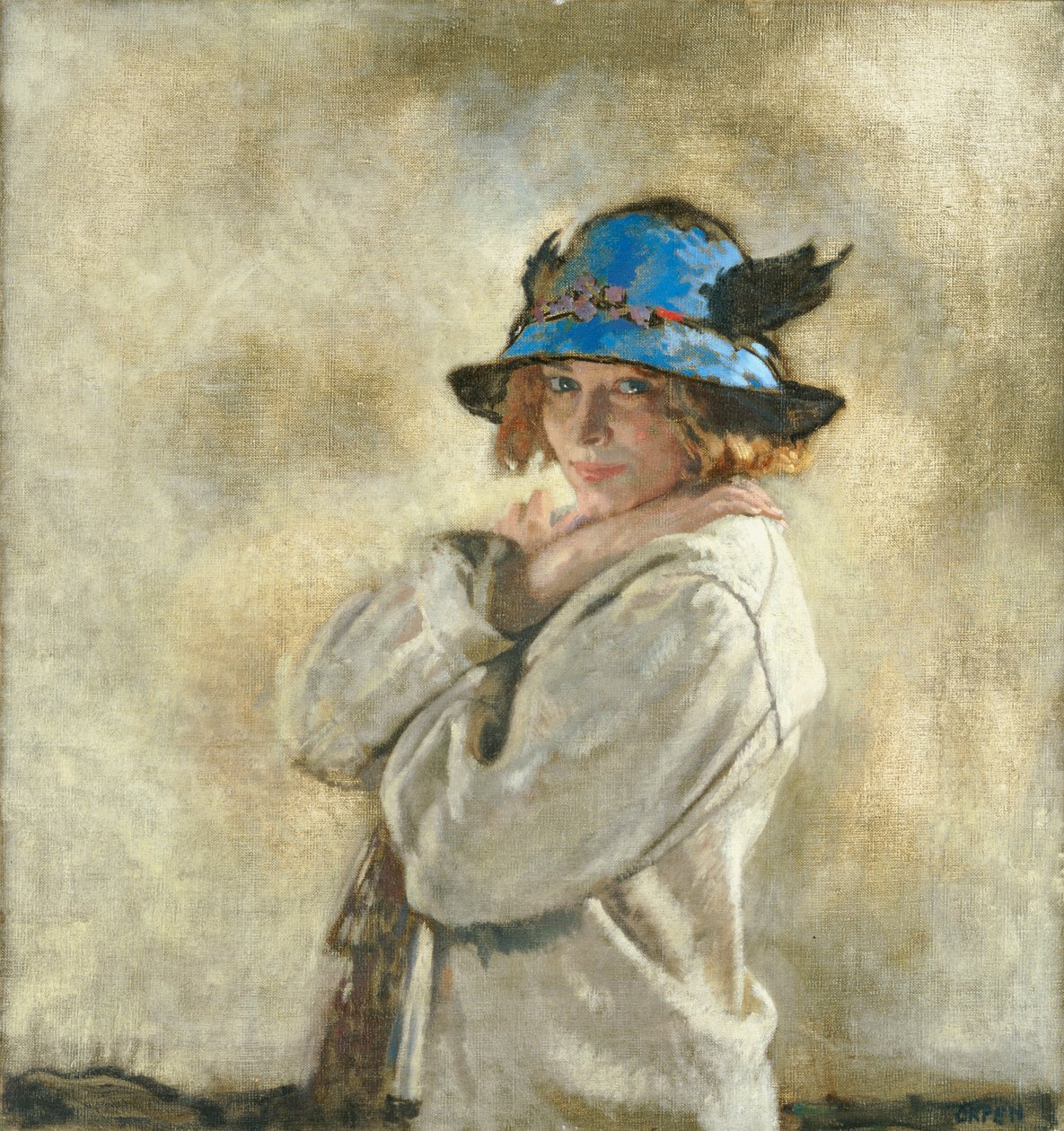 O Chapéu Azul, 1912 de William Orpen