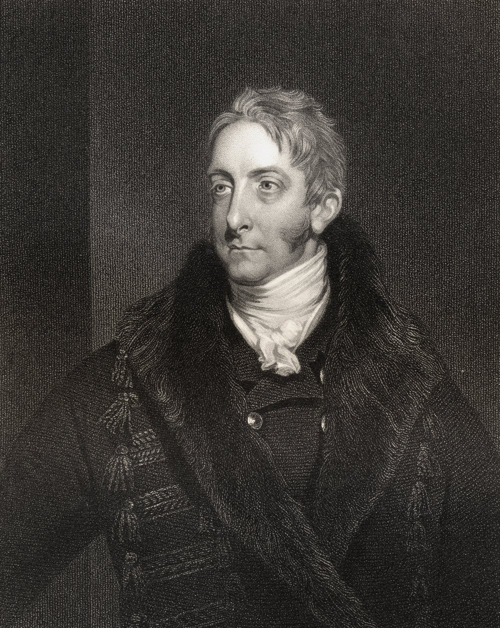 Cropley Ashley Cooper, 6º Conde de Shaftesbury, gravado por W. Holl (1807-71), de &39;National Portrait Gallery, volume IV&39;, publicado c.1835 de William Owen