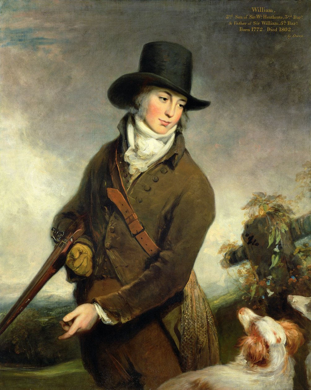 Reverendo William Heathcote (1772-1802) (óleo sobre tela) de William Owen