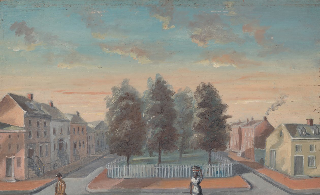 Pêras Assadas em Duane Park, 1870s. de William P. Chappel