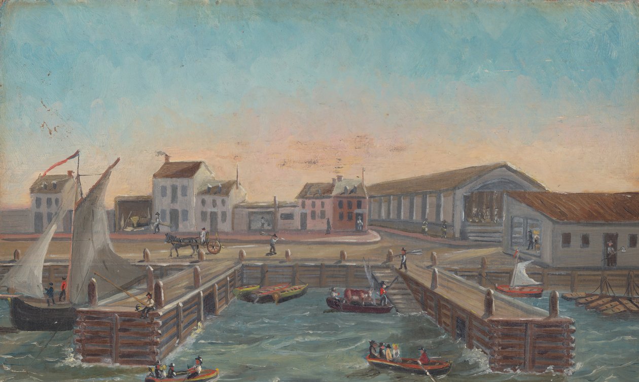 Old Ferry Stairs, 1870s. de William P. Chappel
