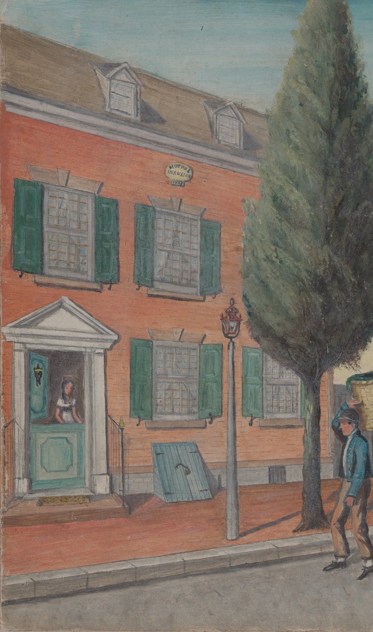 Tea Rusk and Brick House, 1870s. de William P. Chappel