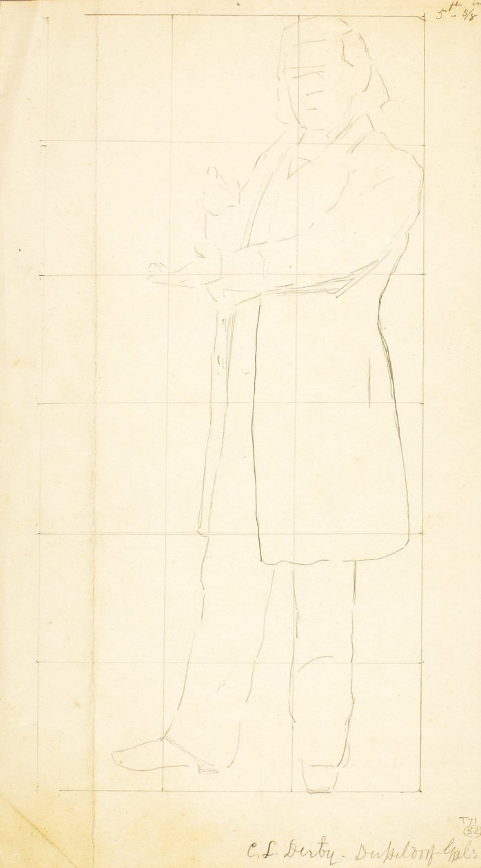 Homem de pé, gesticulando de William Page