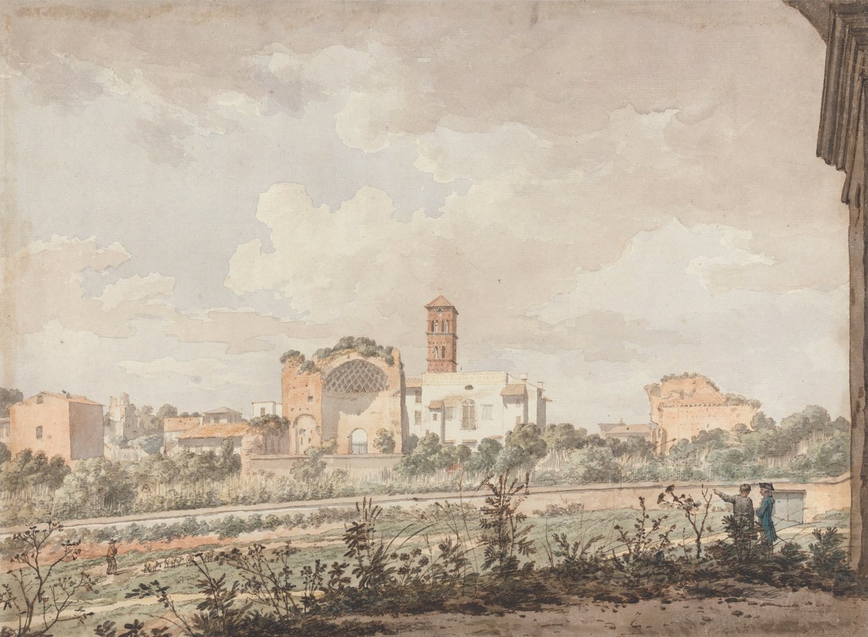 Templo de Vénus e Roma do Coliseu de William Pars