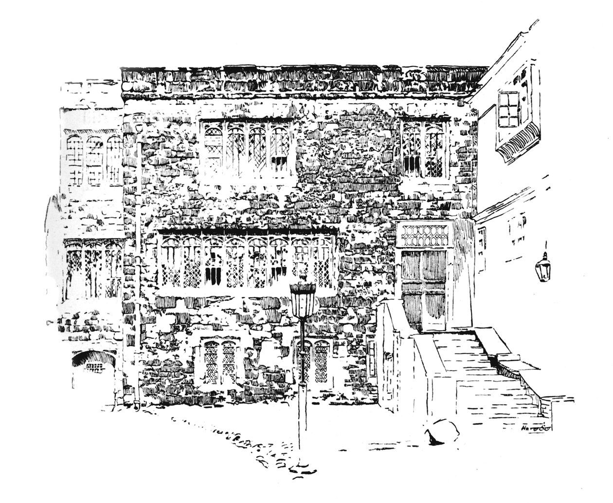 Câmara de Jerusalém. Residência Abbots, Westminster, c1897 de William Patten