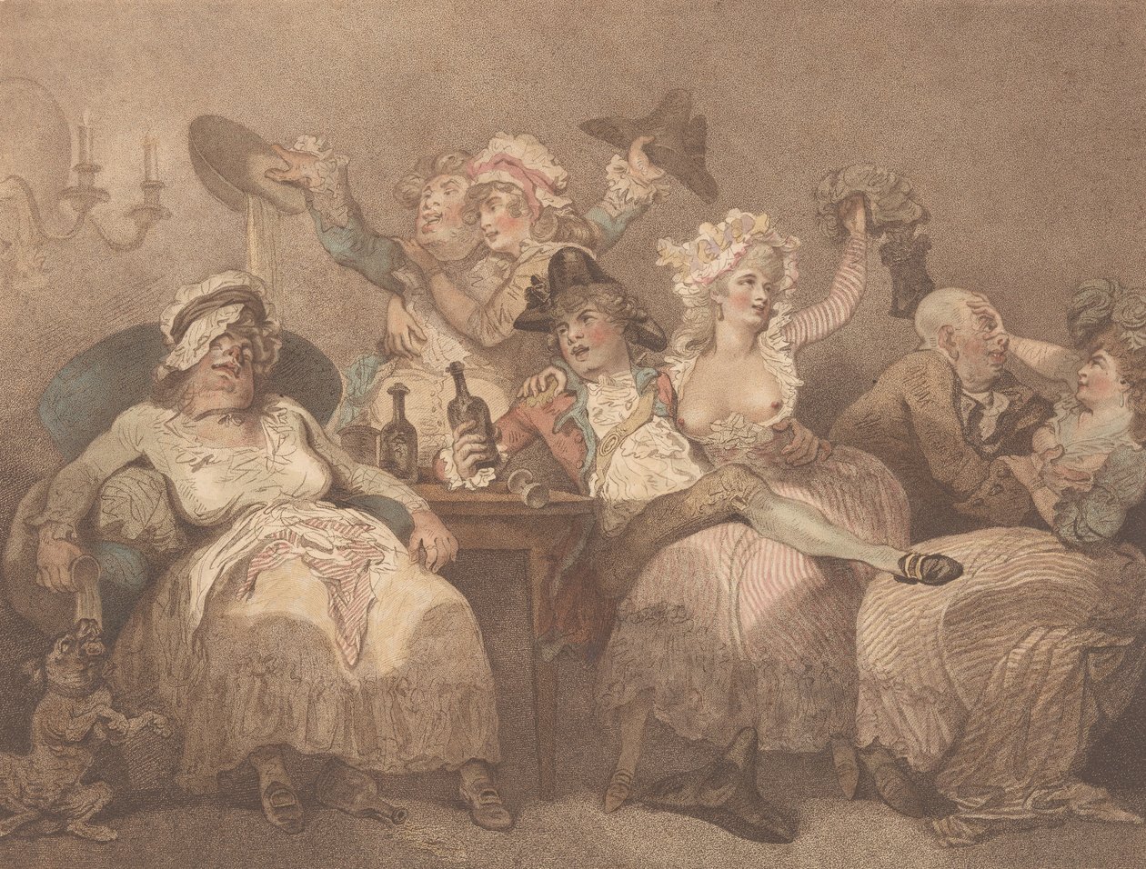 A Sketch from Nature, 24 de janeiro de 1784. de William Paulet Carey