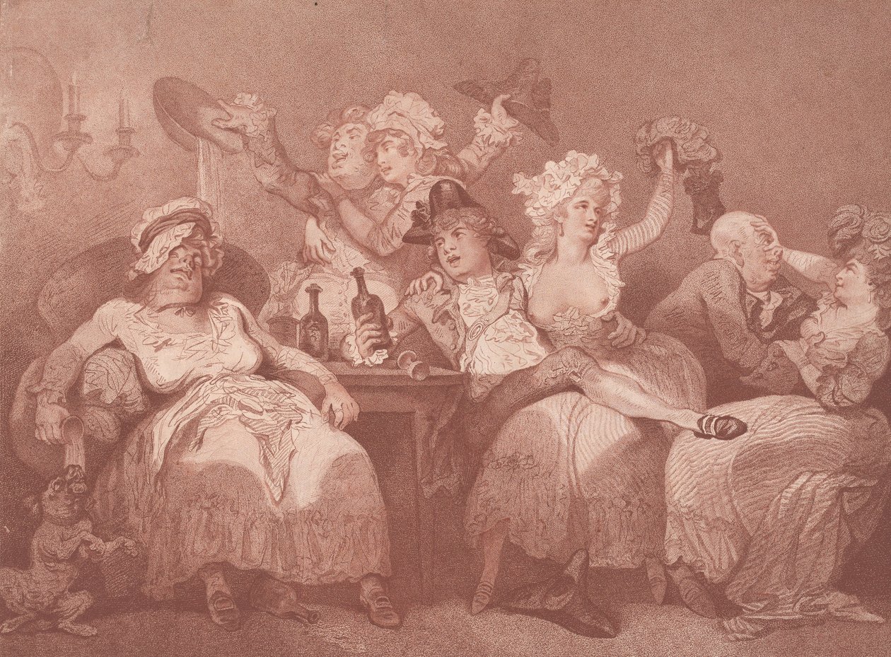 A Sketch from Nature, 24 de janeiro de 1784. de William Paulet Carey