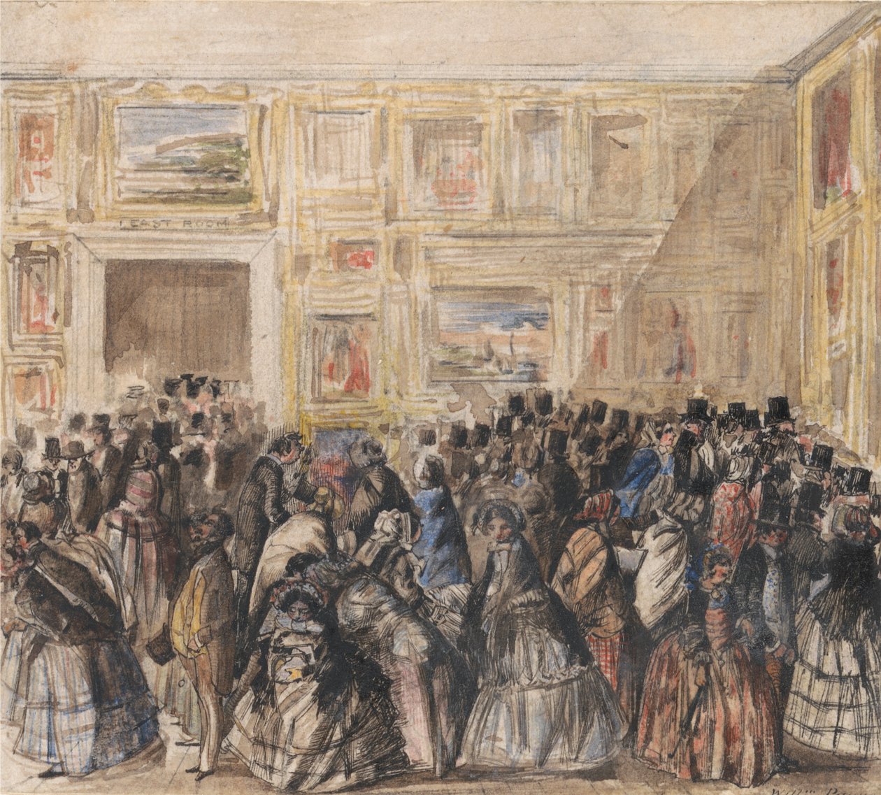 Vista Privada da Academia Real de William Payne