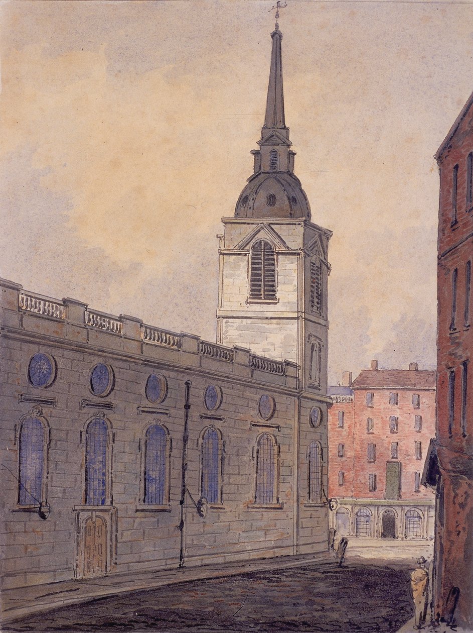 St Benet Gracechurch, Londres, c1810 de William Pearson